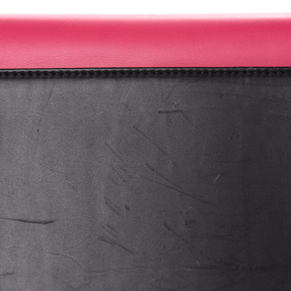 Celine Smooth Calfskin Small Tri-Color Edge Shoulder Bag Fushia 16 of 18