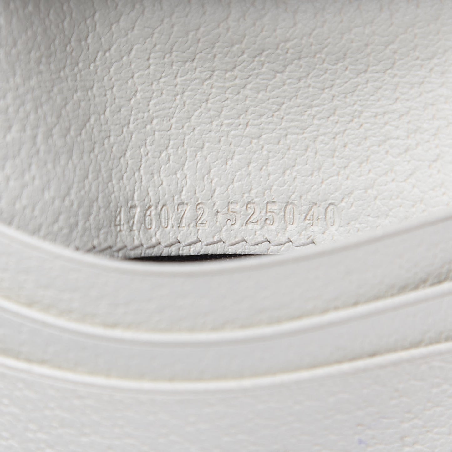 GG Supreme Monogram Web Queen Margaret Card Case Wallet Beige Mystic White