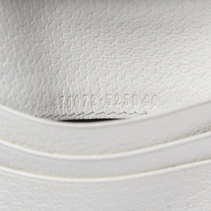 Gucci GG Supreme Monogram Web Queen Margaret Card Case Wallet Beige Mystic White 7 of 12