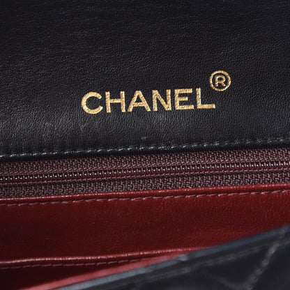 Chanel Lambskin Quilted Mini Square Flap Black 8 of 11