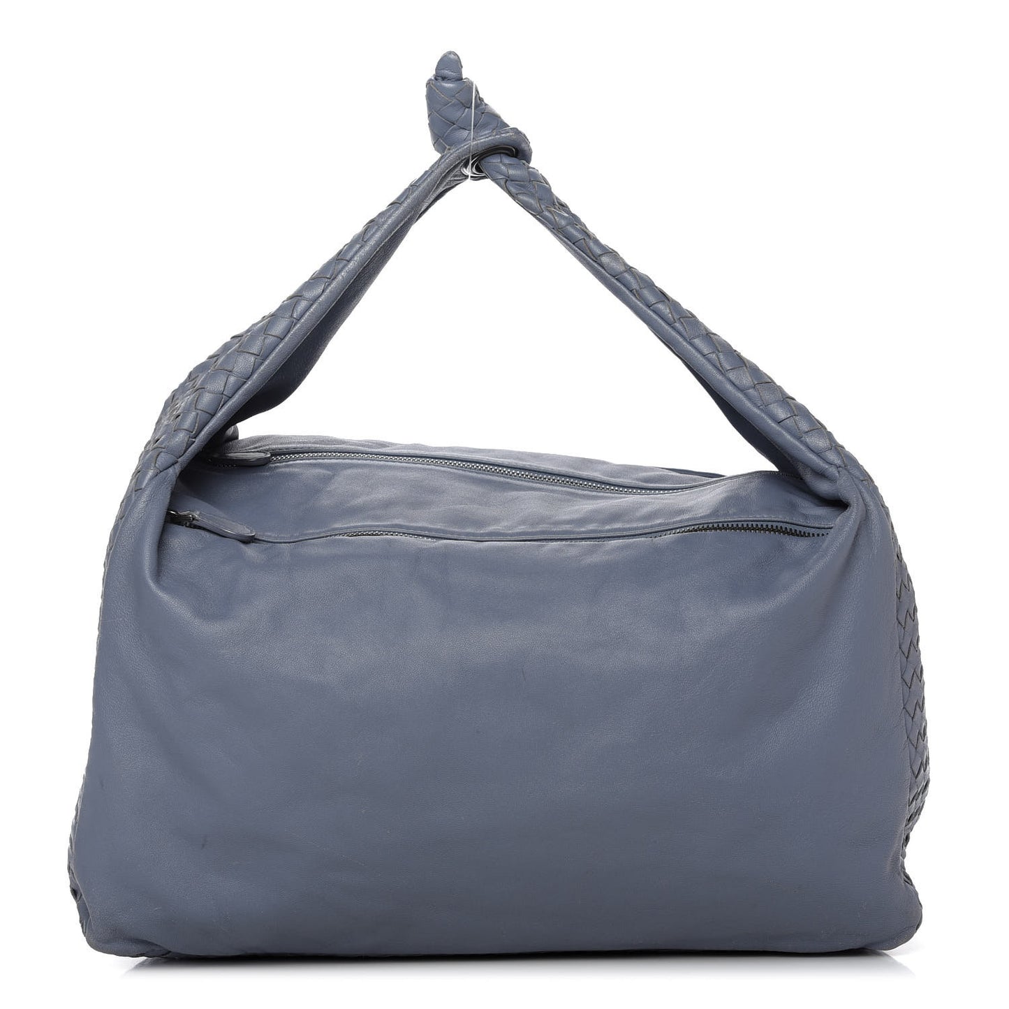 Nappa Intrecciato Large Knot Hobo Krim