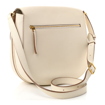 Celine Grained Calfskin Small Trotteur White 3 of 11