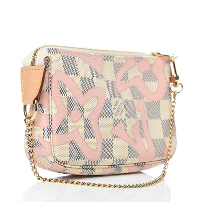 Louis Vuitton Damier Azur Tahitienne Mini Pochette Accessories 3 of 7