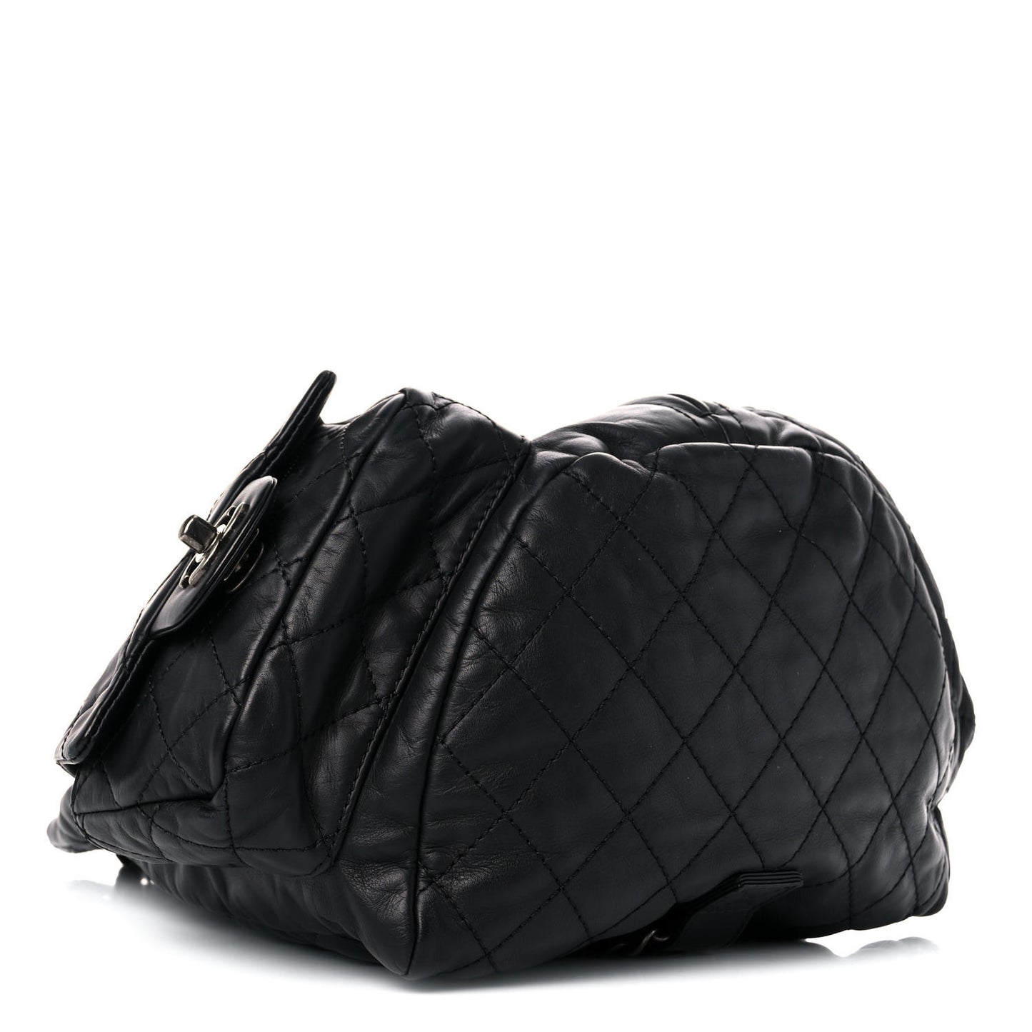 Calfskin Large Backpack Is Back Black