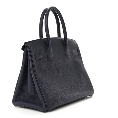 Hermes Togo Birkin 30 Bleu Nuit 3 of 14