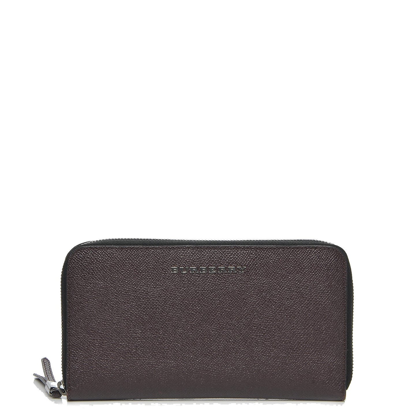 London Calfskin Elmore Zip Around Wallet Wine