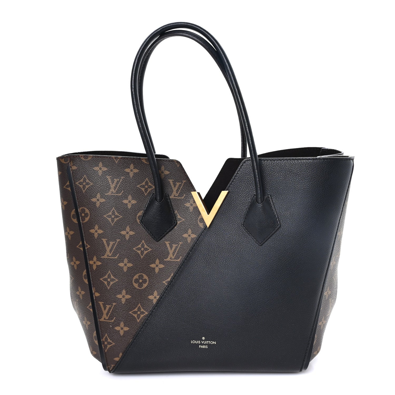 Louis Vuitton Calfskin Monogram Kimono Tote Black 1 of 11