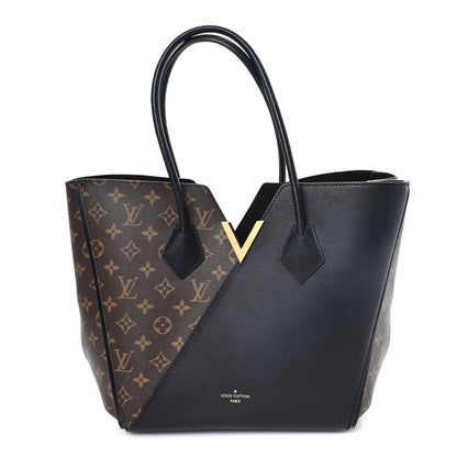 Louis Vuitton Calfskin Monogram Kimono Tote Black 1 of 11
