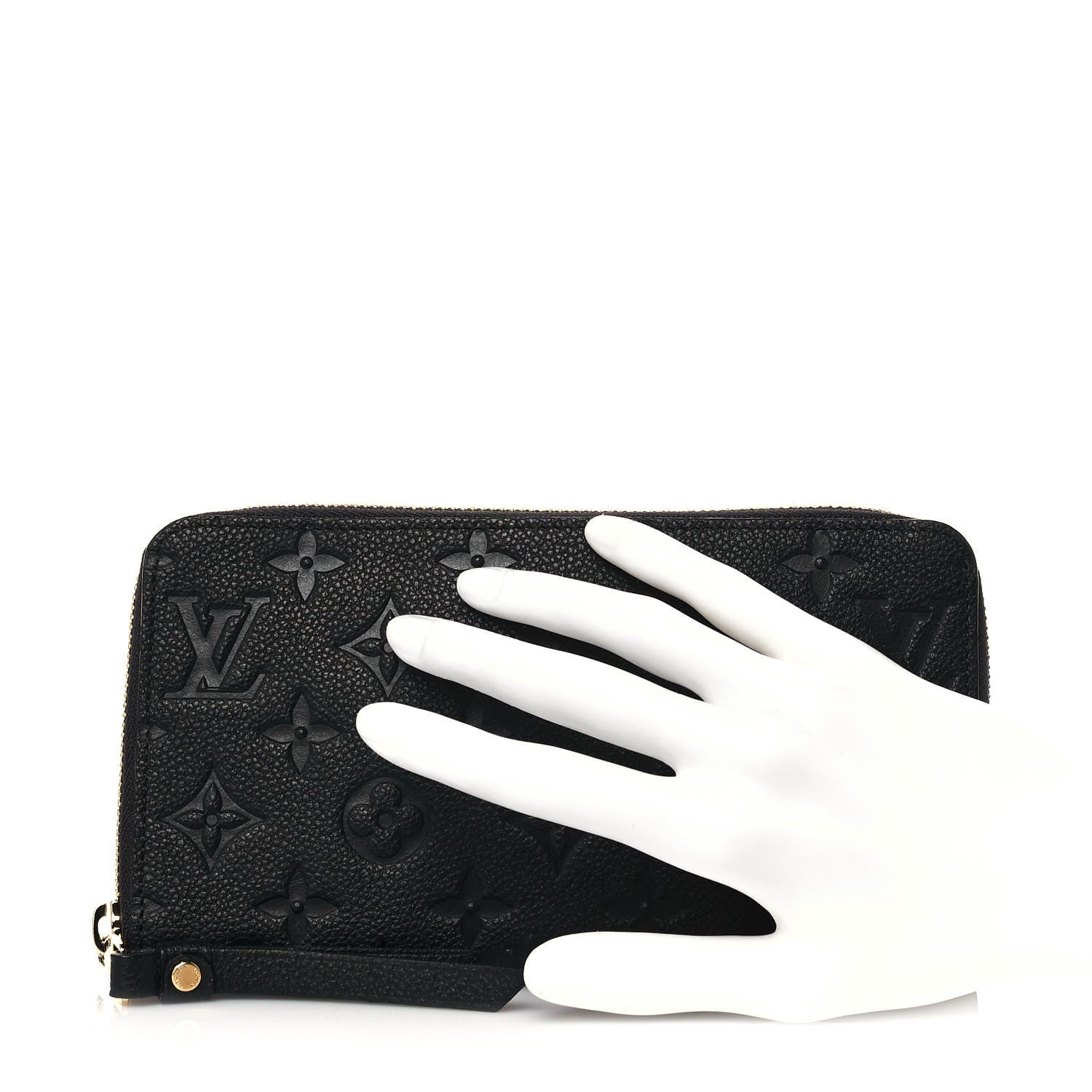 Louis Vuitton Empreinte Secret Long Wallet Black 2 of 12