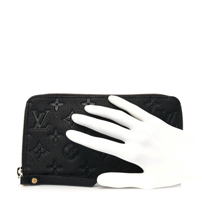 Louis Vuitton Empreinte Secret Long Wallet Black 2 of 12