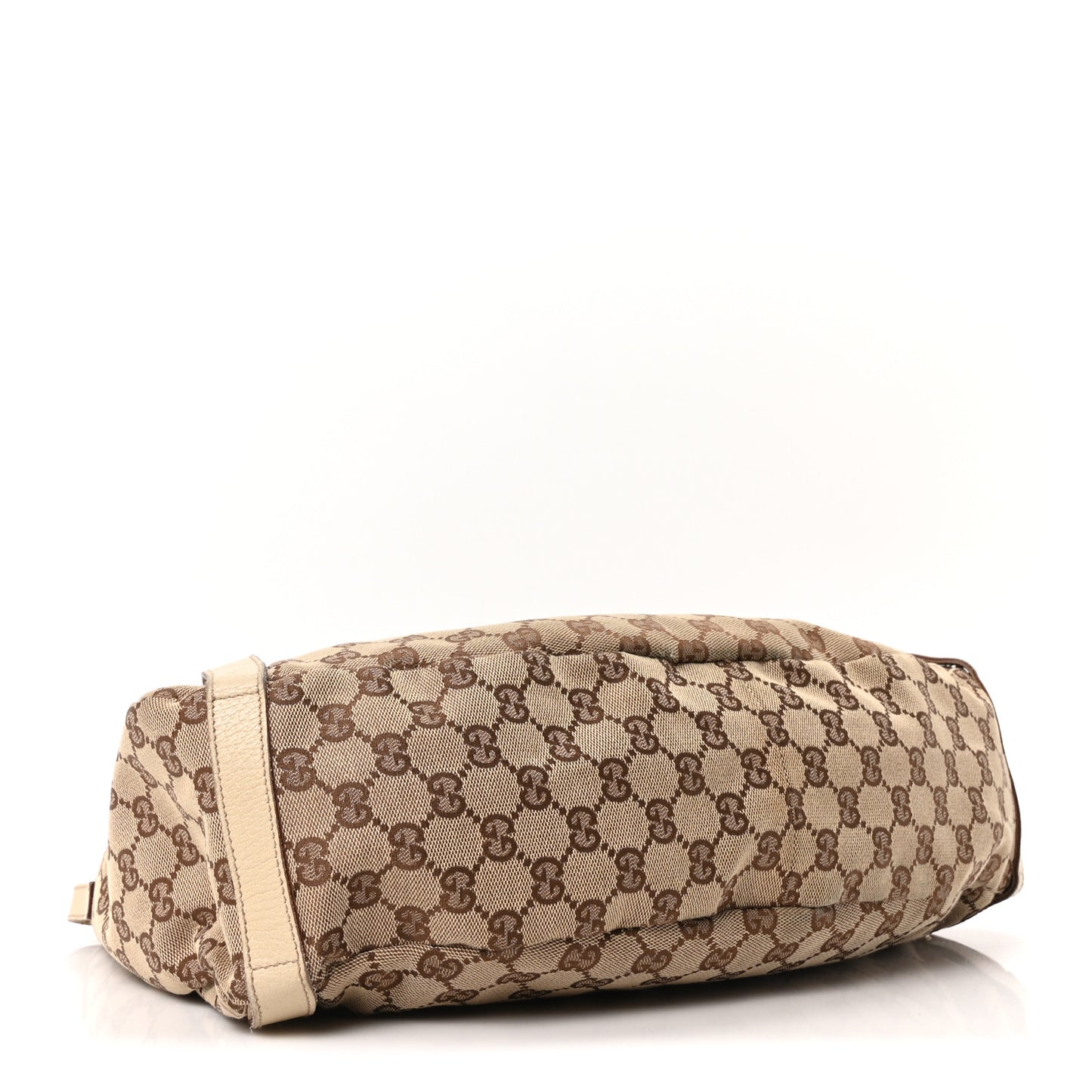 Monogram Medium Abbey Shoulder Bag Off White