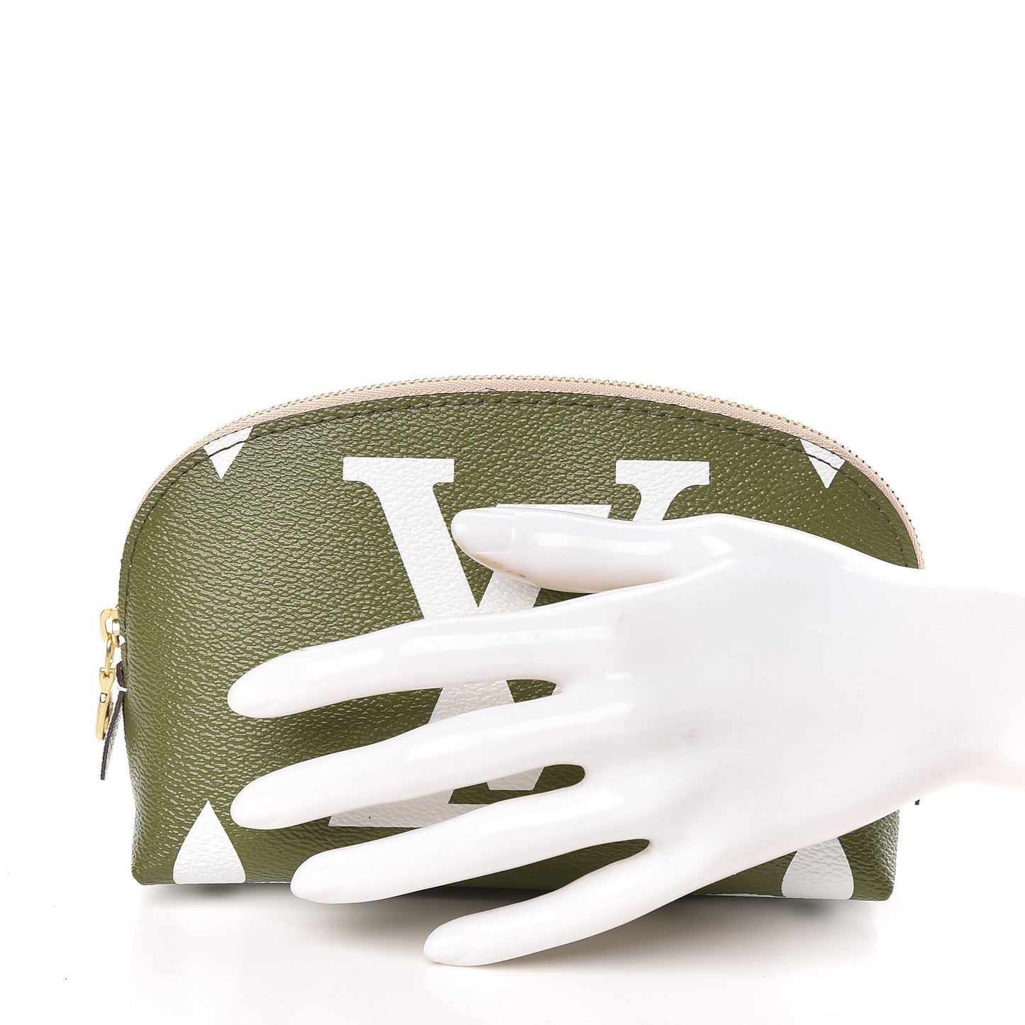 Monogram Giant Cosmetic Pouch Kaki