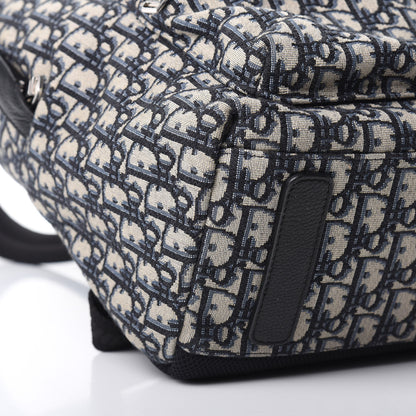 Christian Dior Oblique Calfskin Rider Backpack Beige Black 8 of 10