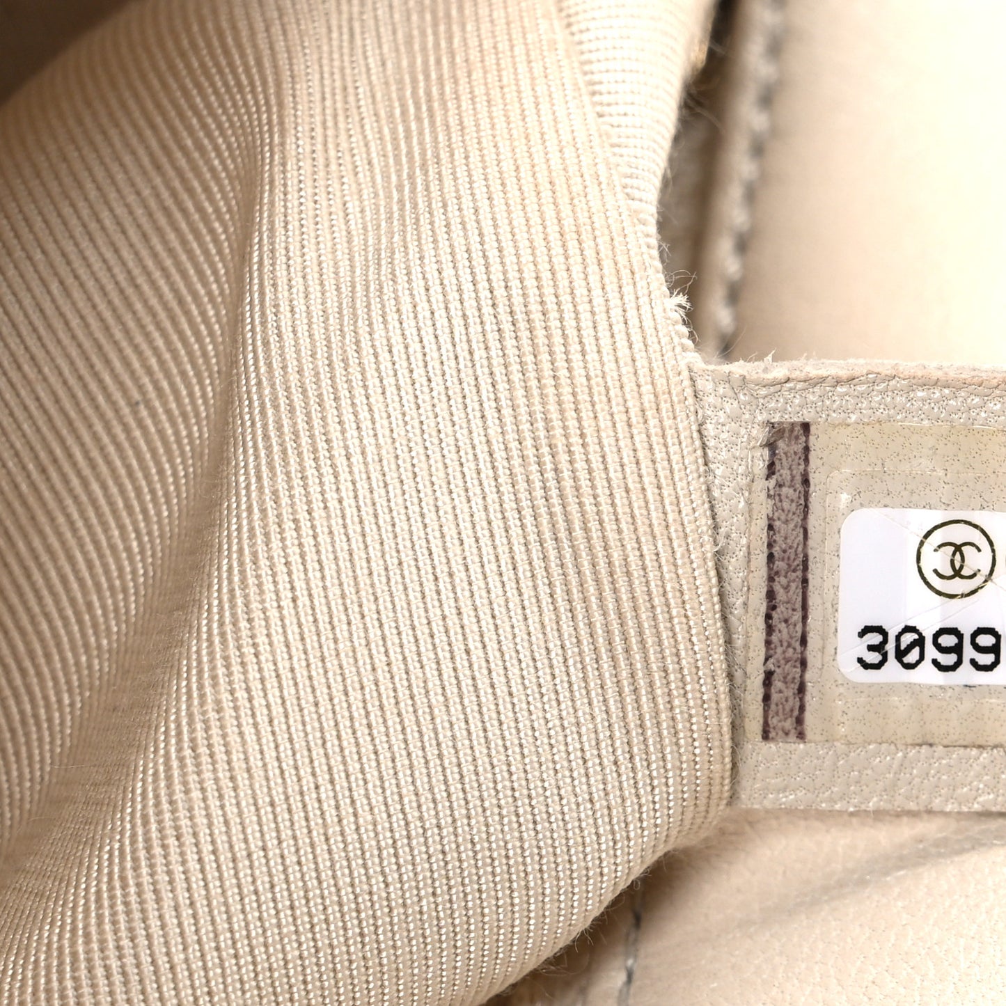 Goatskin Quilted Medium Chanel 19 Flap Beige