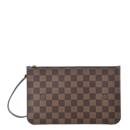 Louis Vuitton Damier Ebene Neverfull MM GM Pochette 1 of 7