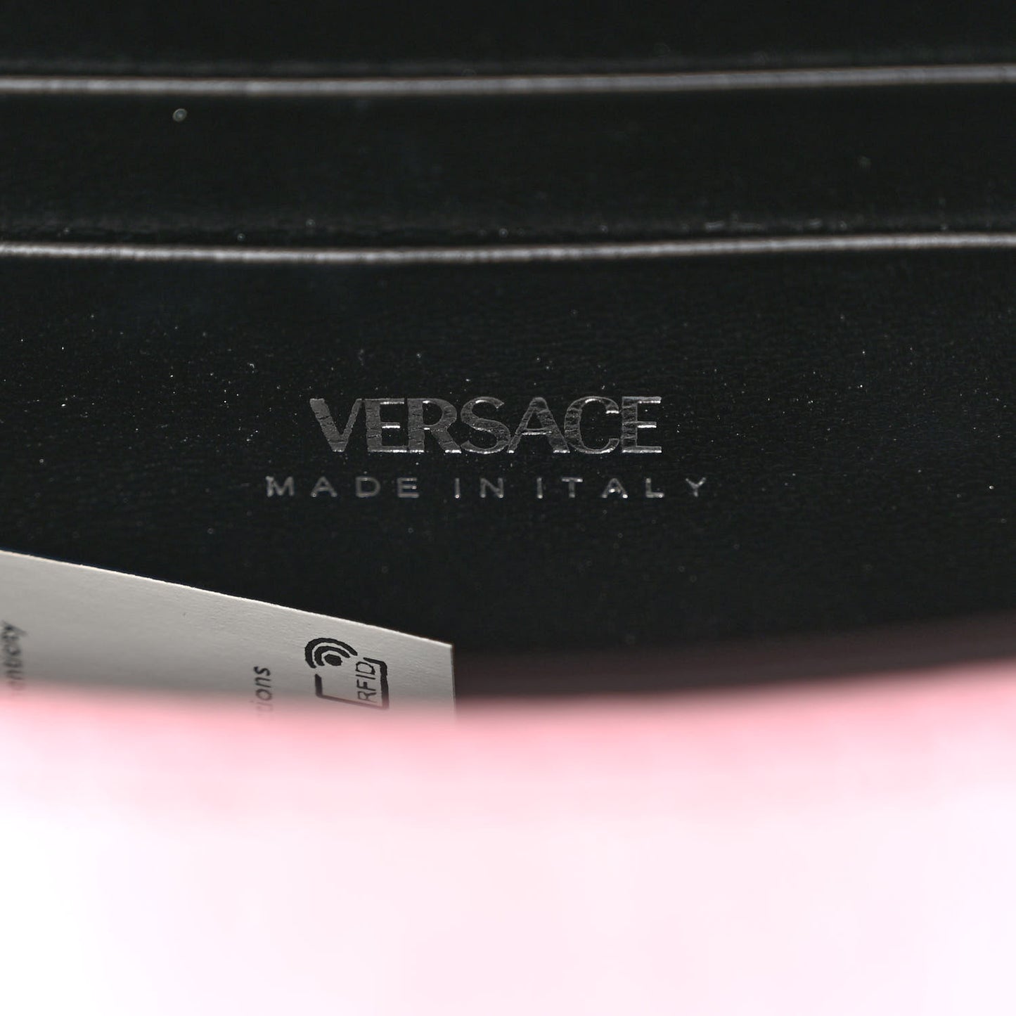 Metallic Crackled Lambskin Mini La Medusa Bag Pink