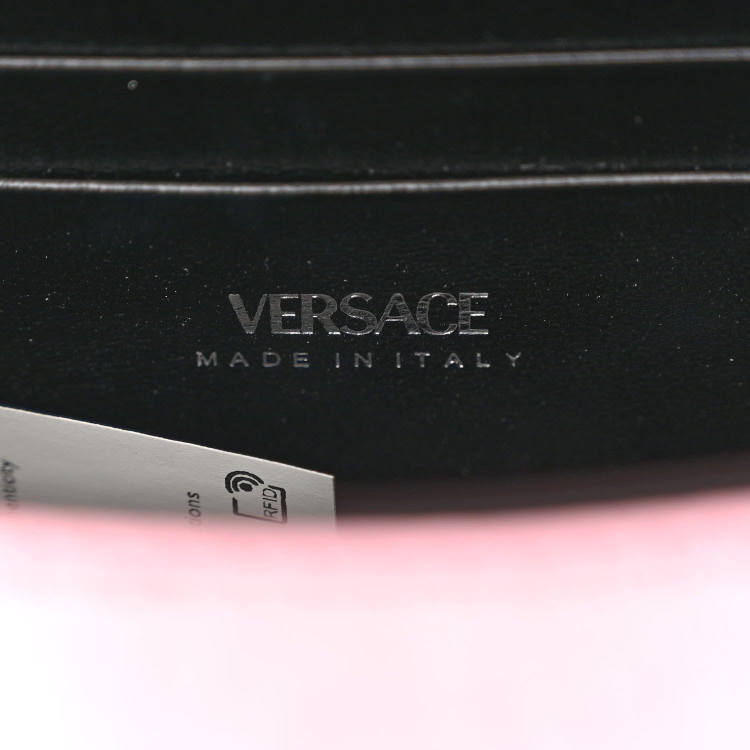 Versace Metallic Crackled Lambskin Mini La Medusa Bag Pink 6 of 11