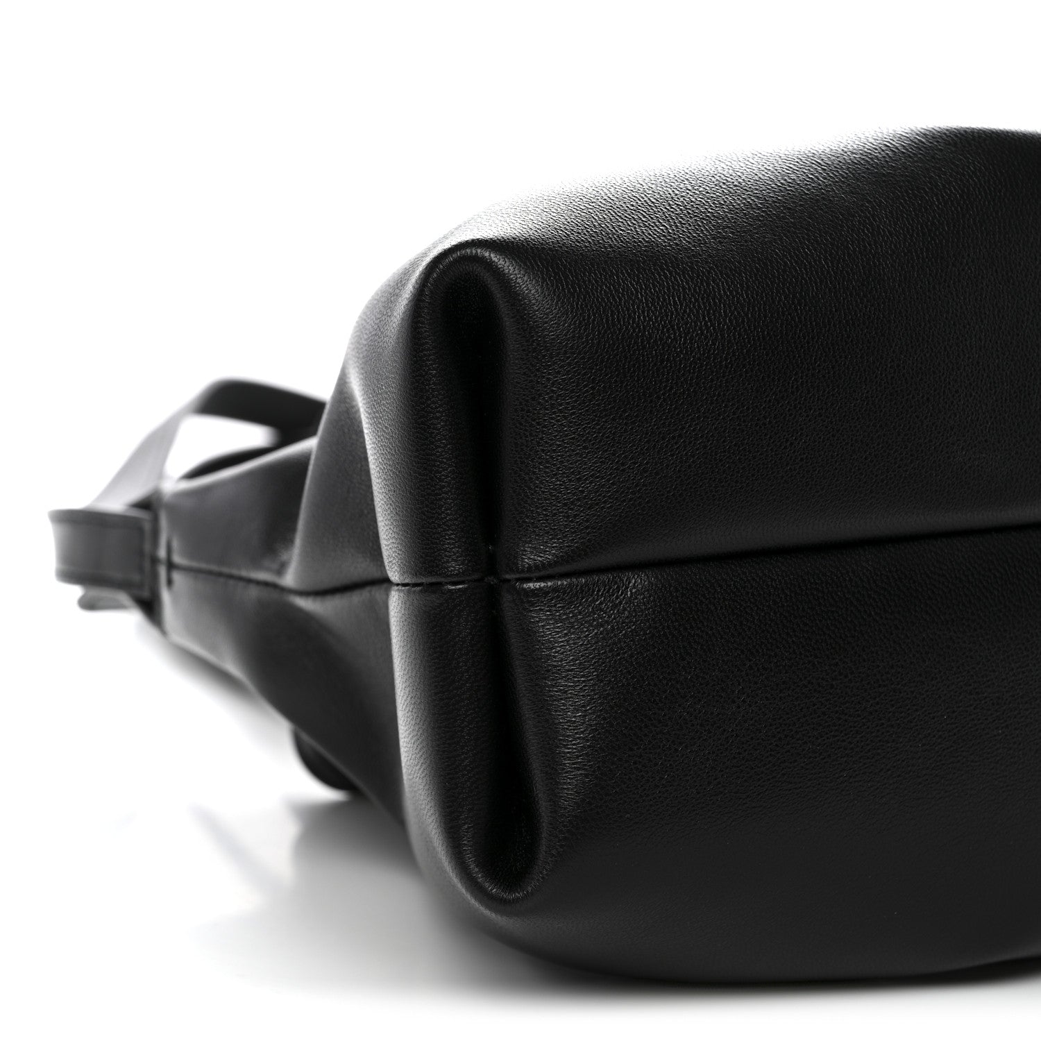 Salvatore Ferragamo Nappa Small Soft Bag Black 9 of 10