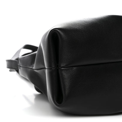 Salvatore Ferragamo Nappa Small Soft Bag Black 9 of 10
