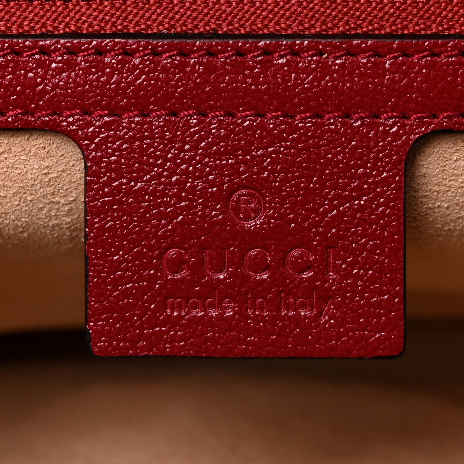 Gucci Vintage Effect Calfskin Matelasse Diagonal Small Torchon GG Marmont Shoulder Bag Black Romantic Cherry 6 of 9