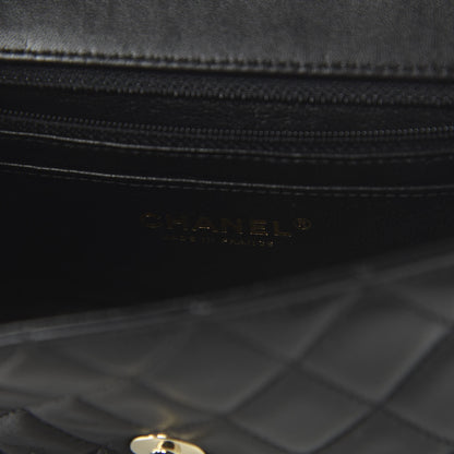 Chanel Lambskin Quilted Mini Rectangular Flap Black 8 of 11