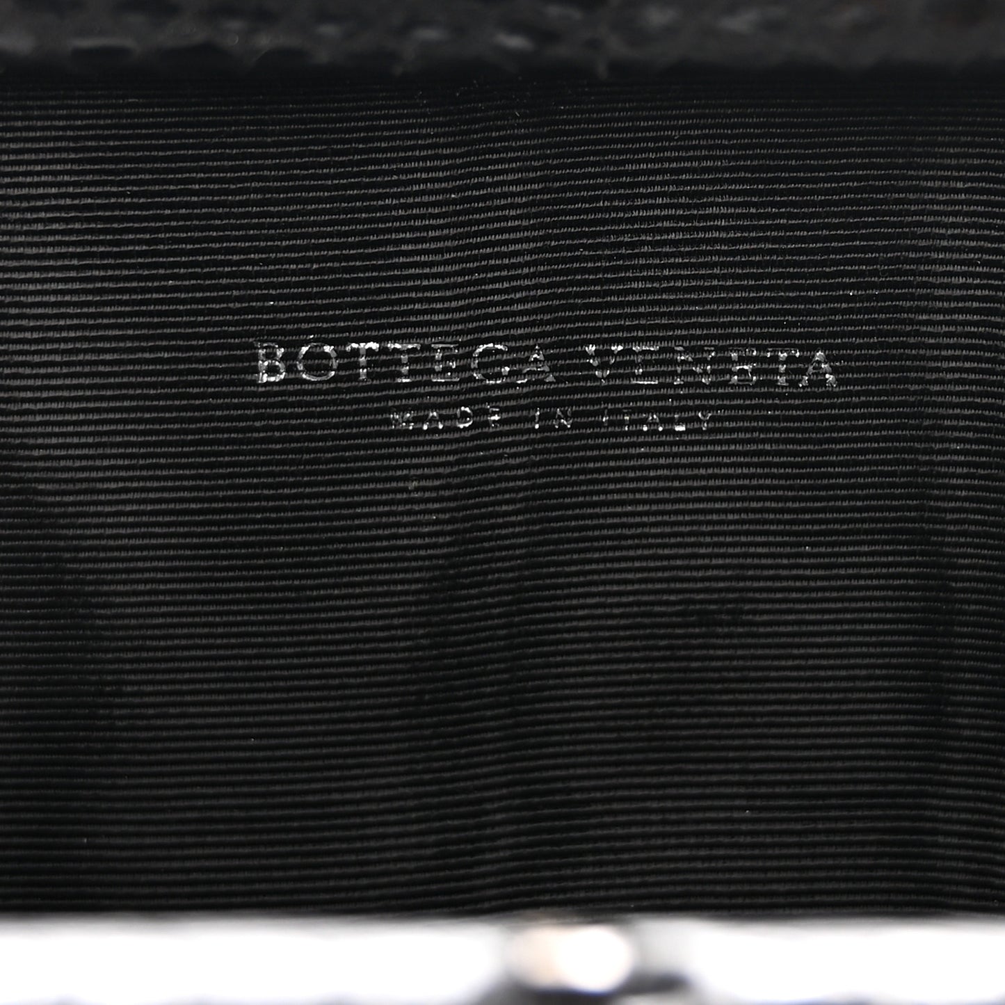 Satin Ayers Intreccio Impero Stretch Knot Clutch Black