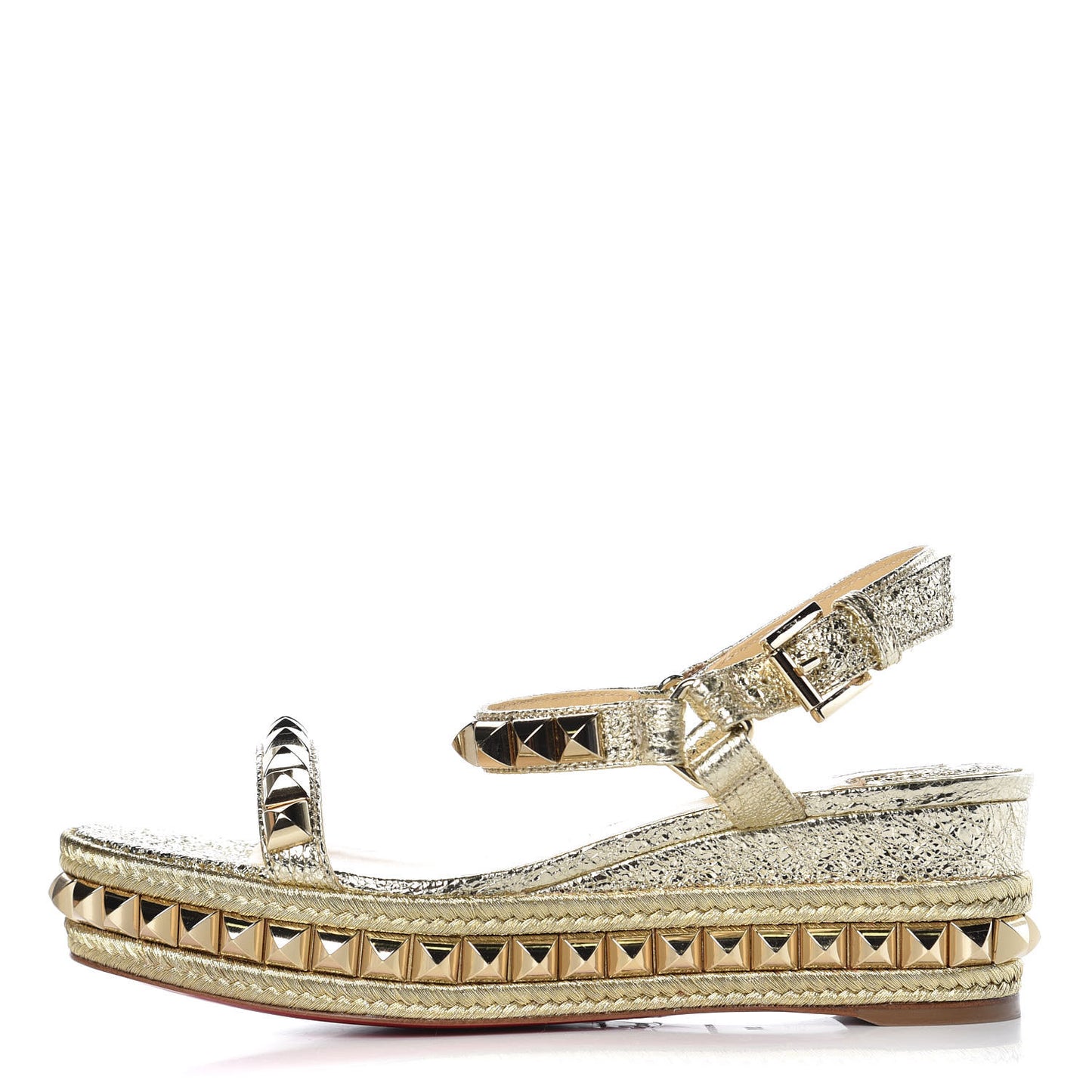 Specchio Vintage Cataclou 60 Platform Sandals 36 Platine Light Gold