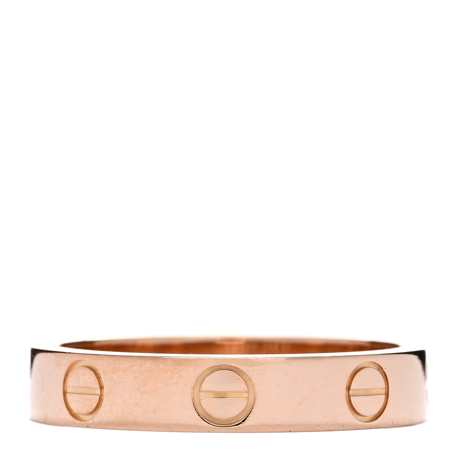 Cartier 18K Pink Gold 3.5mm LOVE Wedding Band Ring 52 6 2 of 3