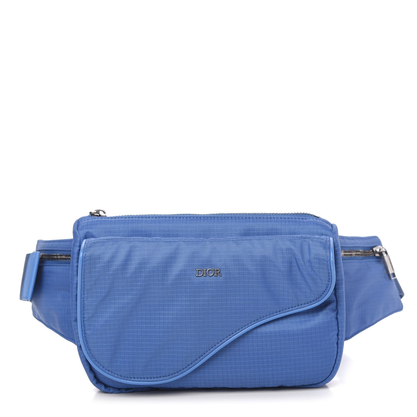 Nylon Saddle Belt Bag Blue