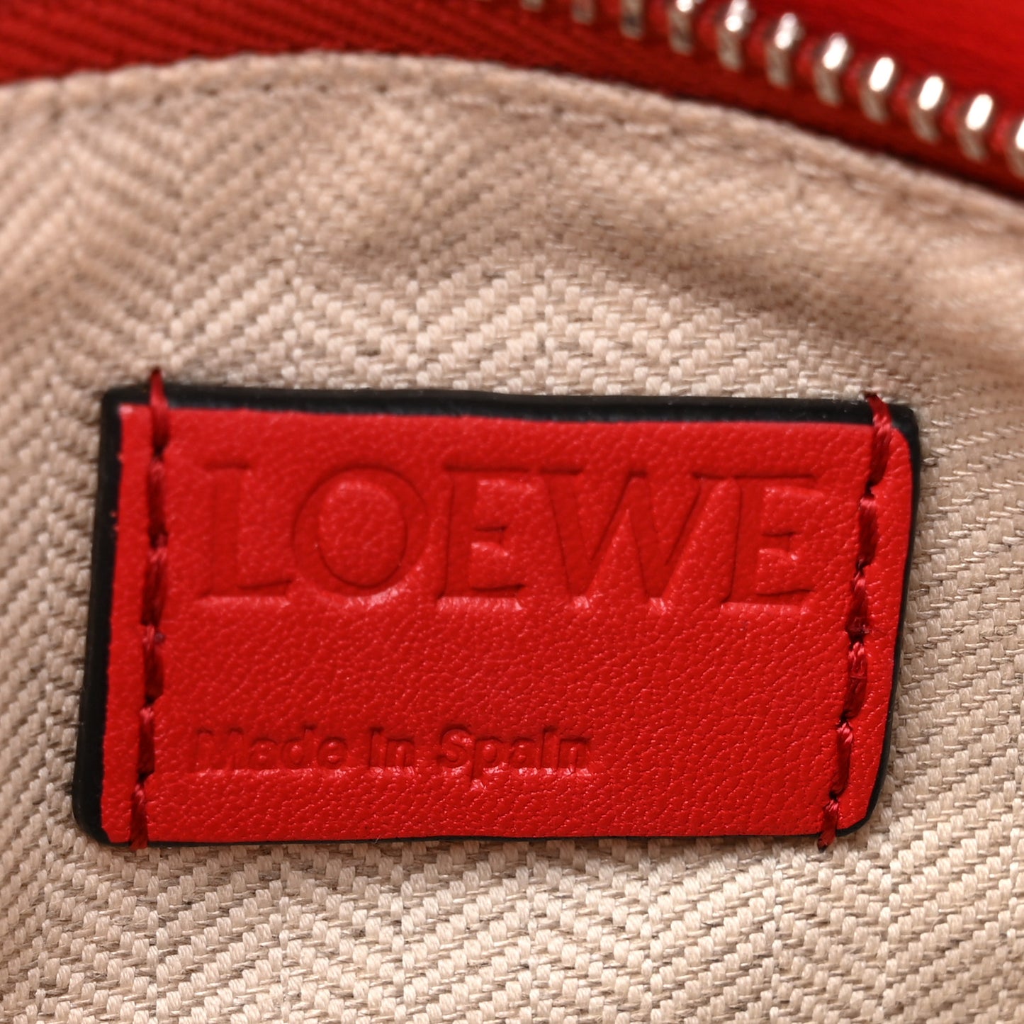 Calfskin Small Puzzle Bag Scarlet