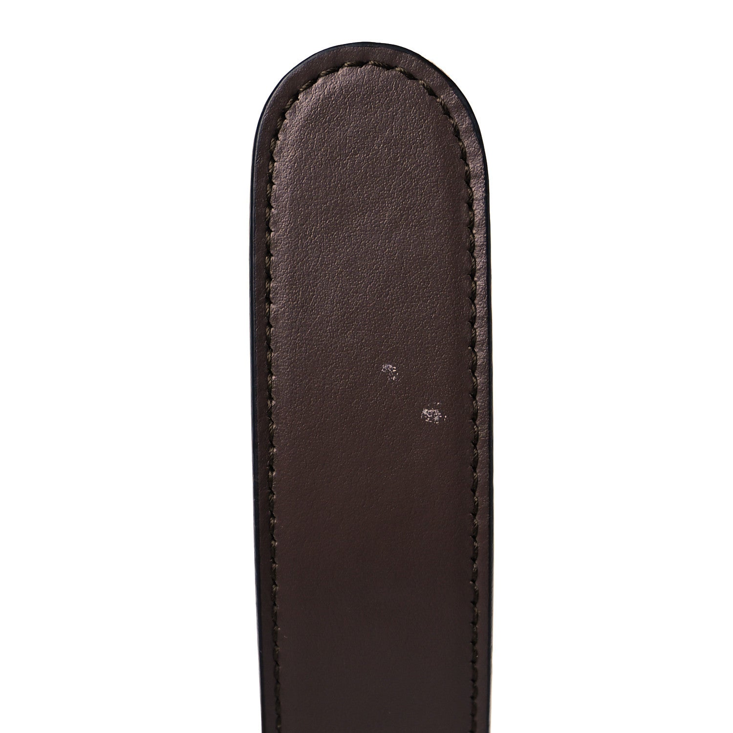 Gucci GG Supreme Monogram Matte Plutone Calfskin Double G 30mm Belt 85 34 Beige Ebony New Acero 9 of 10