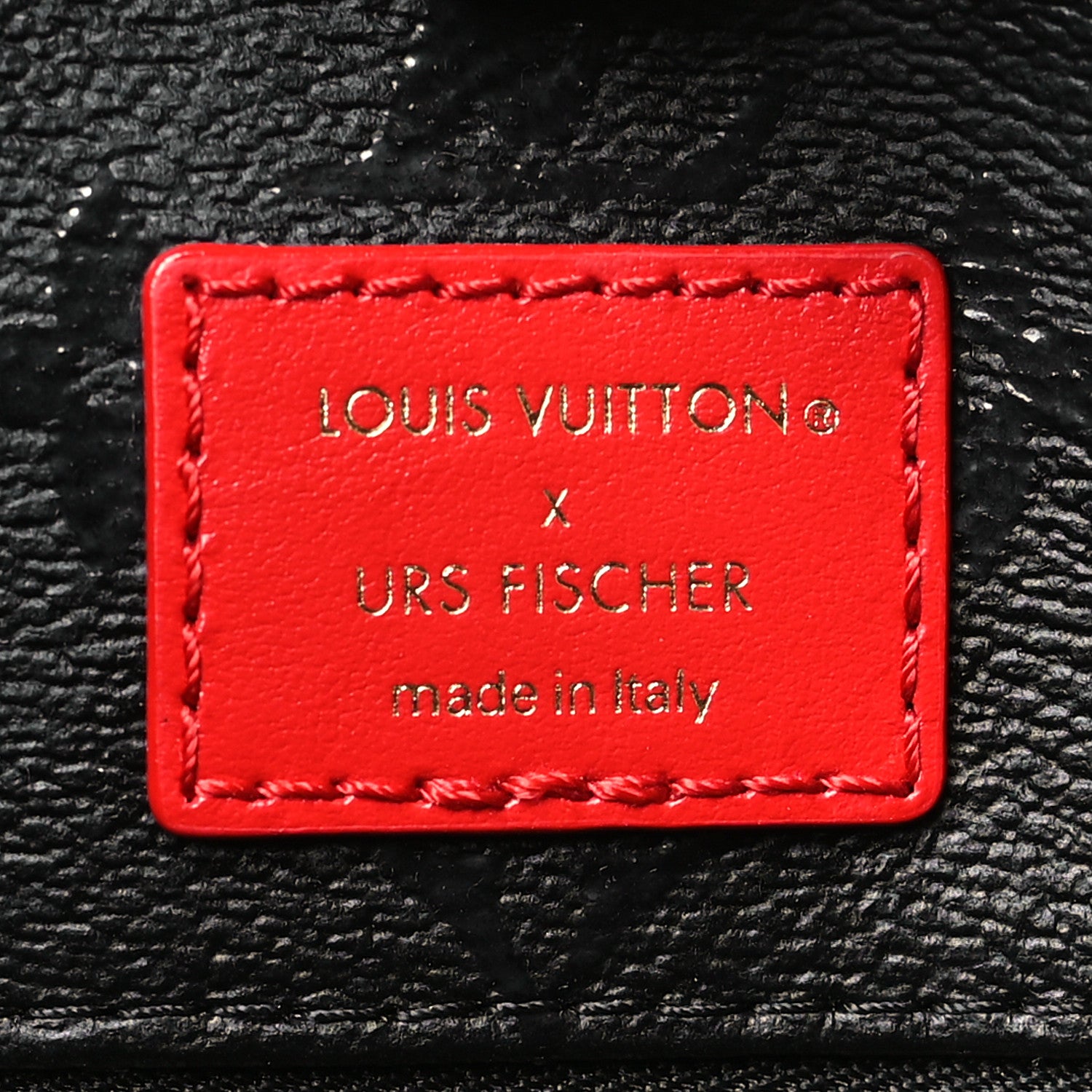 Louis Vuitton X UF Tufted Monogram Onthego GM Black Red 6 of 8