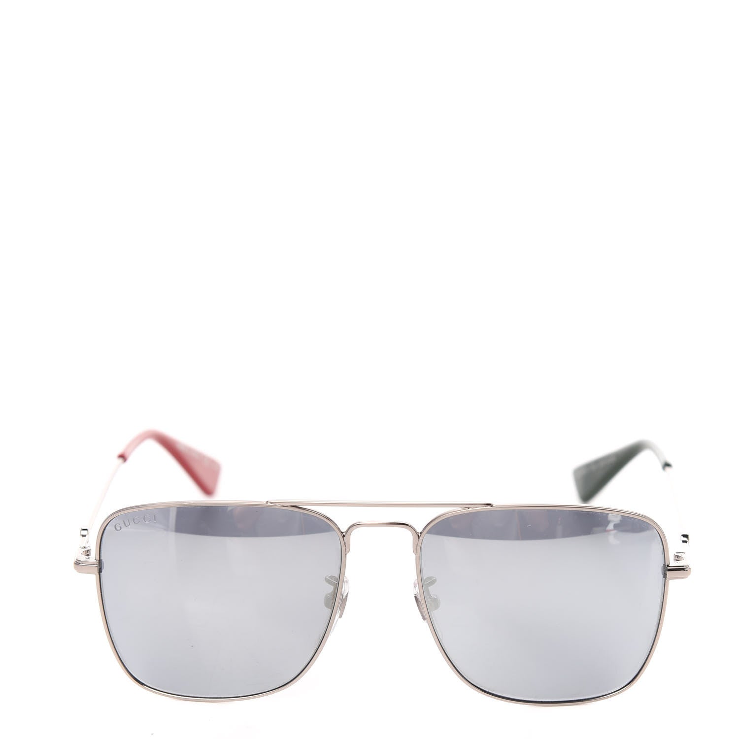 Gucci Squared Aviator Sunglasses GG0108S Black 2 of 7