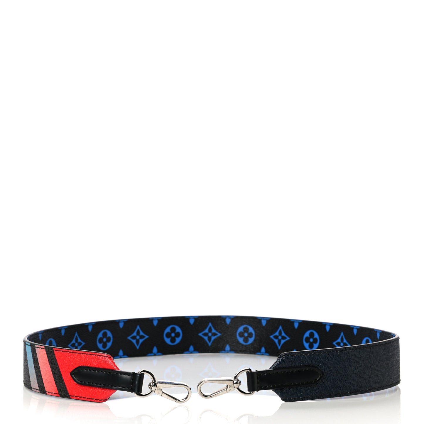 Canvas Bandouliere Shoulder Strap Black Bleu Digital