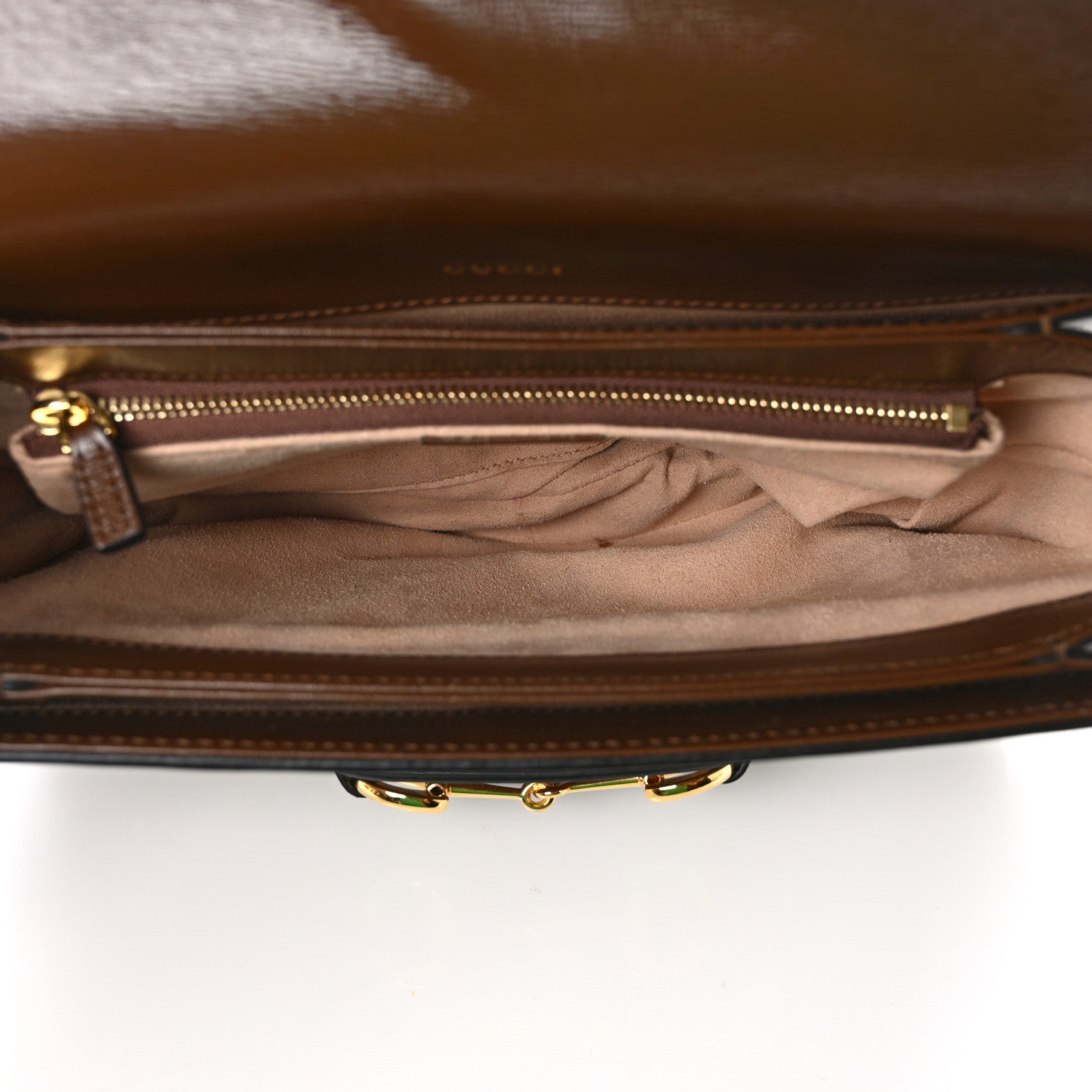 Gucci GG Supreme Monogram Horsebit 1955 Shoulder Bag Beige Brown Sugar 5 of 9