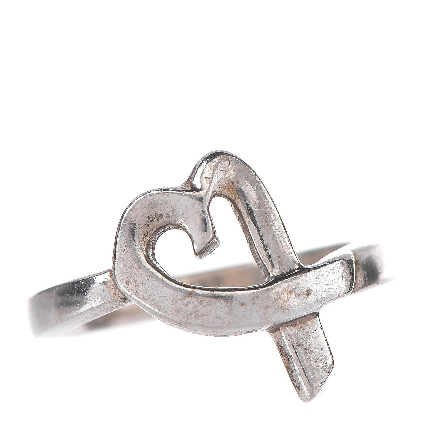 Silver Paloma Picasso Loving Heart Ring 54 6.75