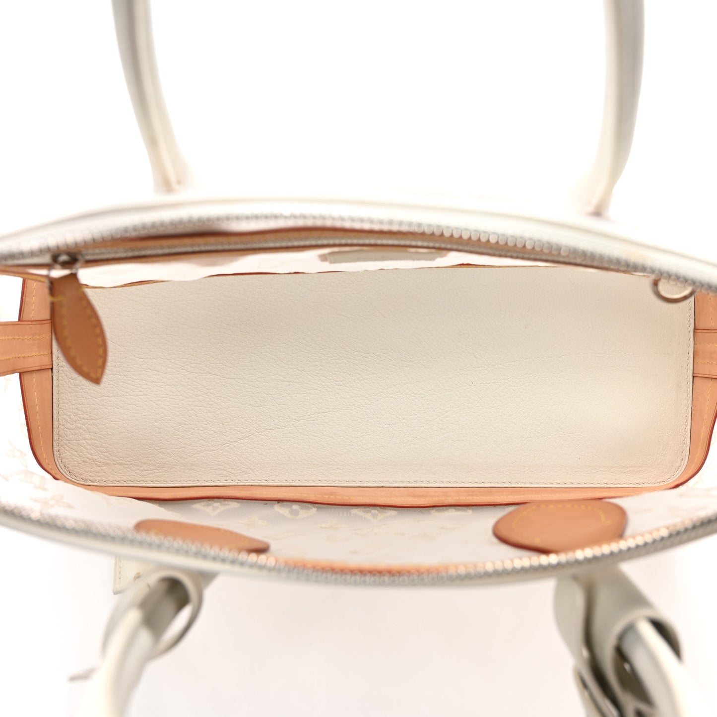 Monogram Transparence Lockit East-West White