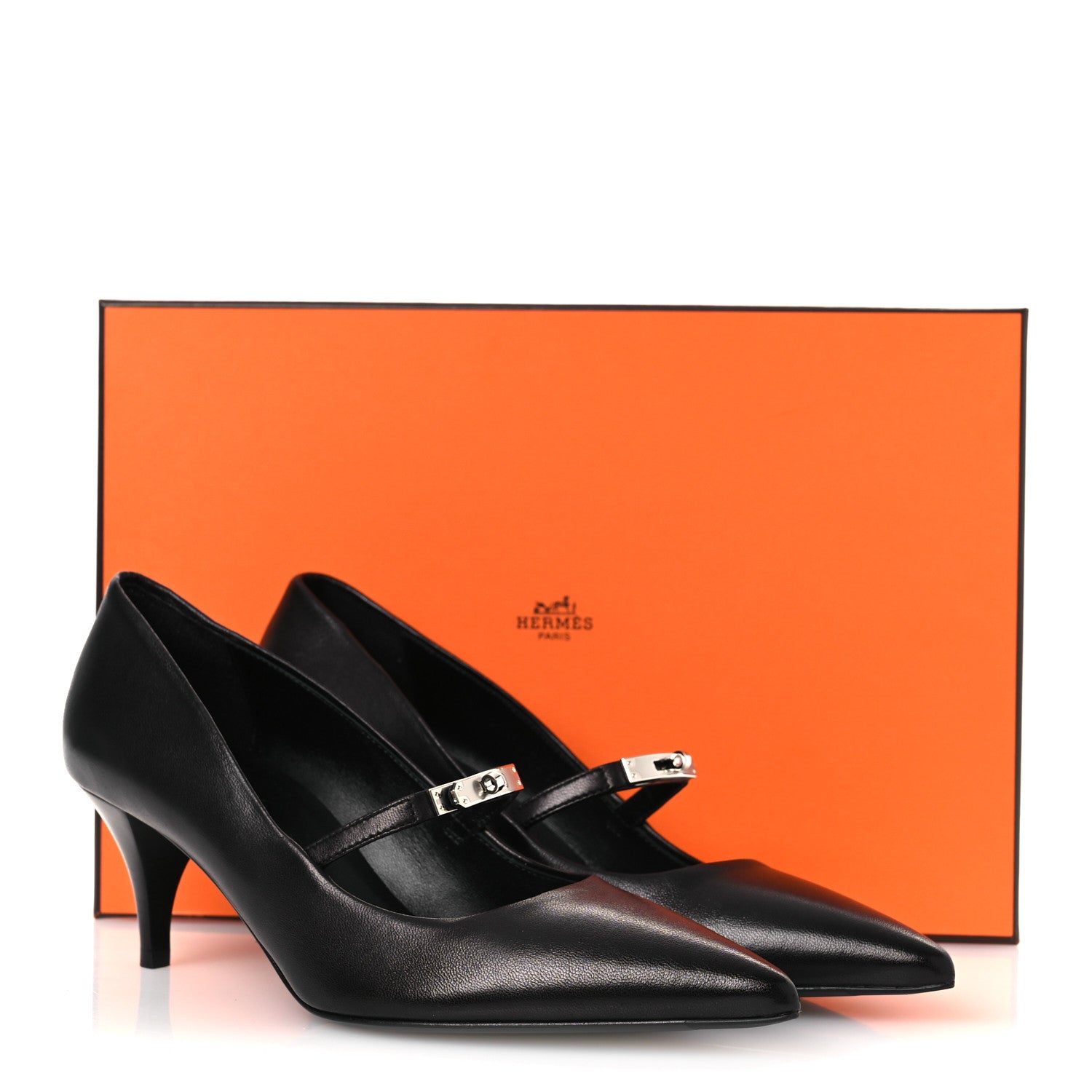 Hermes Nappa Majeste 60 Pumps 37 Black 12 of 12