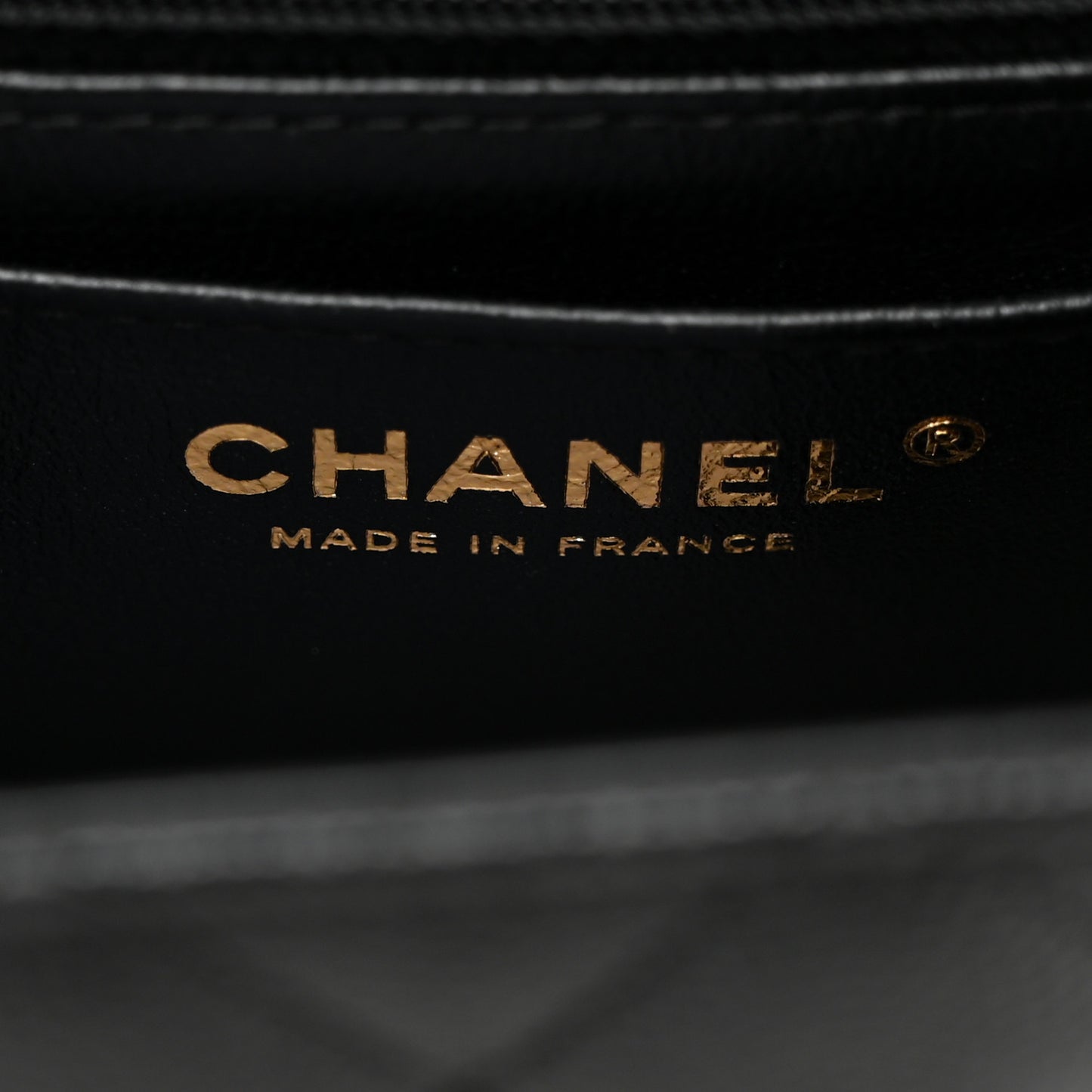 Caviar Quilted Mini Rectangular Flap Black