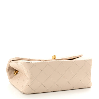 Chanel Aged Calfskin Quilted 2.55 Reissue Mini Flap Light Beige 4 of 12