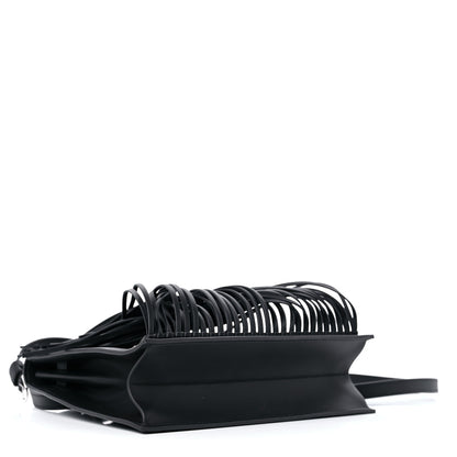 Hermes Swift Kelly Danse Anate Fringed Belt Bag Black 5 of 13
