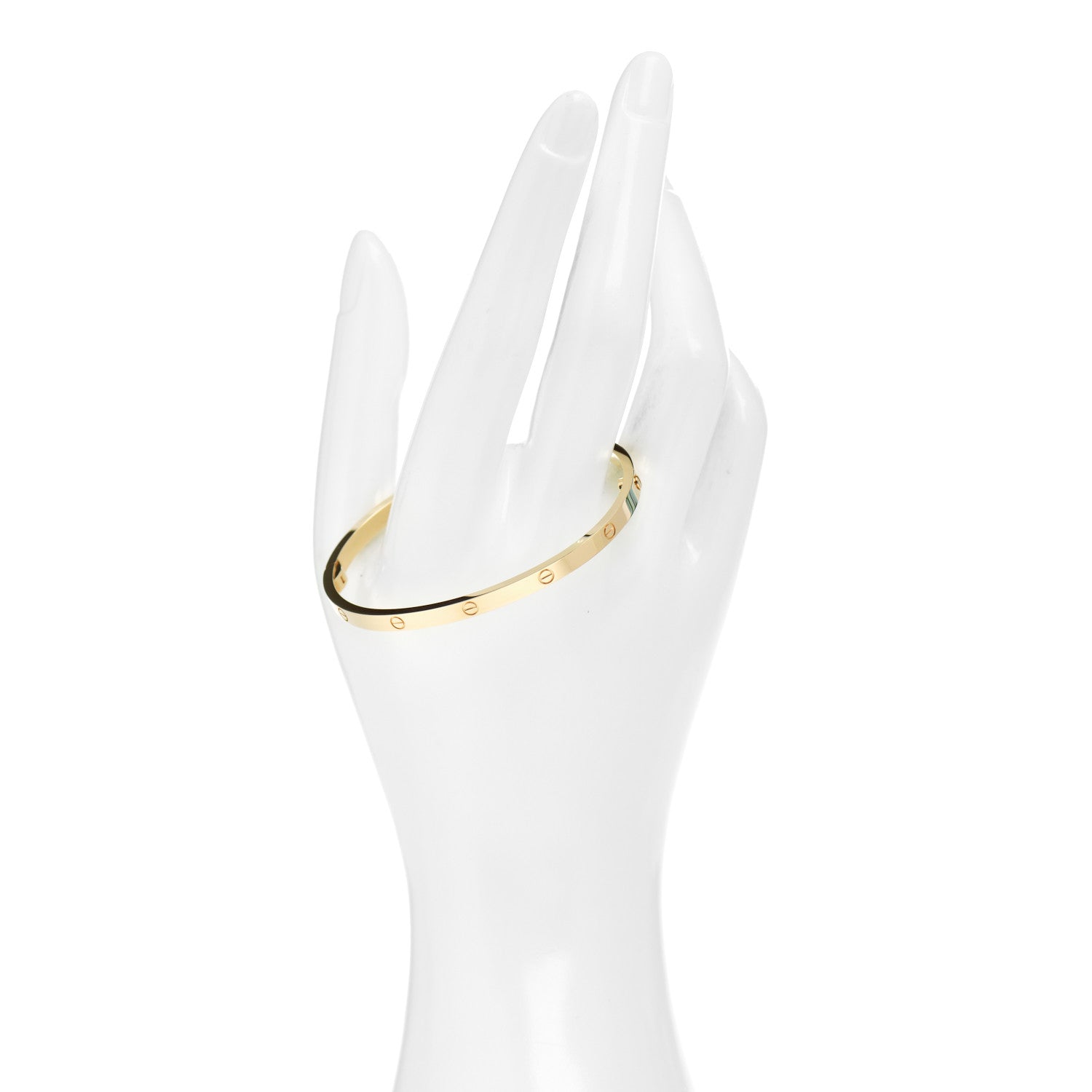 Cartier 18K Yellow Gold Small LOVE Bracelet 17 2 of 4