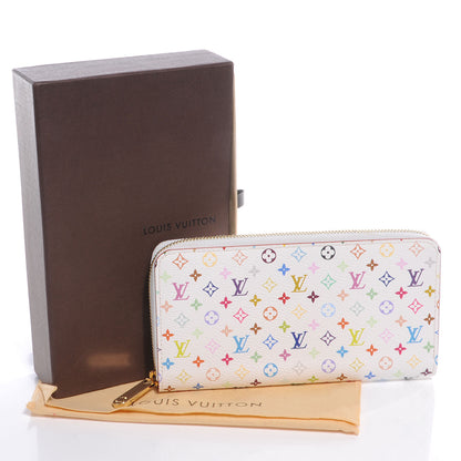 Louis Vuitton Monogram Multicolor Zippy Wallet White 5 of 8