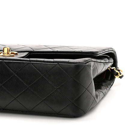 Chanel Lambskin Quilted Medium Double Flap Black 10 of 11