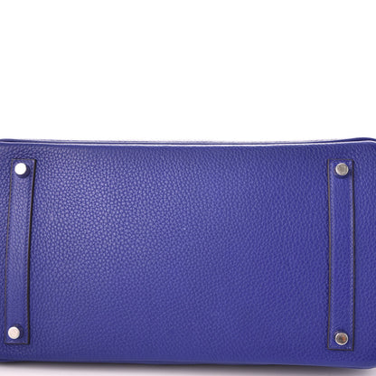 Hermes Togo Birkin 35 Bleu Electrique 37 of 37