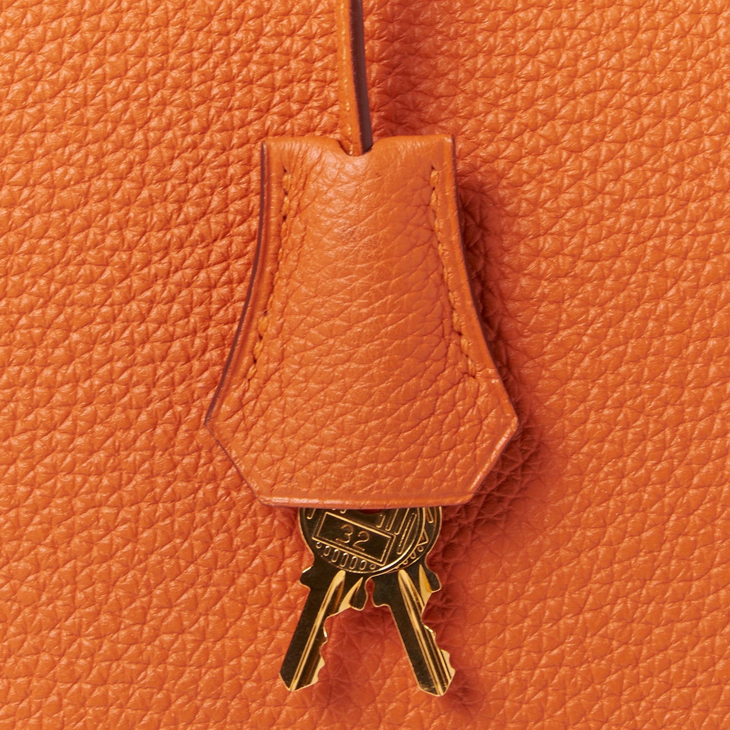 Togo Birkin 35 Orange