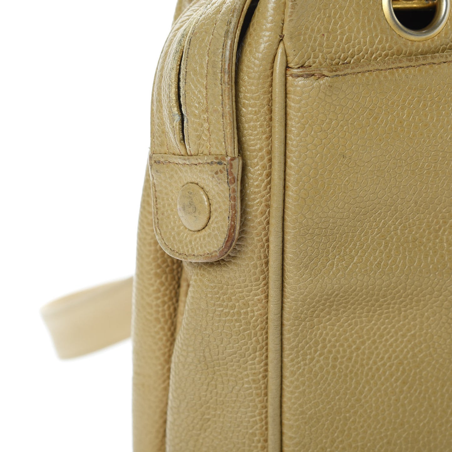 Caviar Shoulder Bag Beige