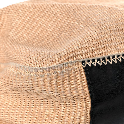 Saint Laurent Raffia Large Roady Natural Brown 10 of 18