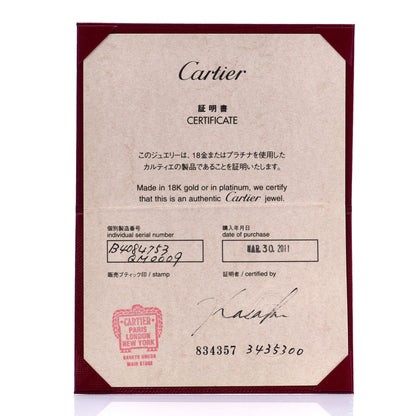 Cartier 18K White Gold 5.5mm LOVE Ring 53 6.5 6 of 6