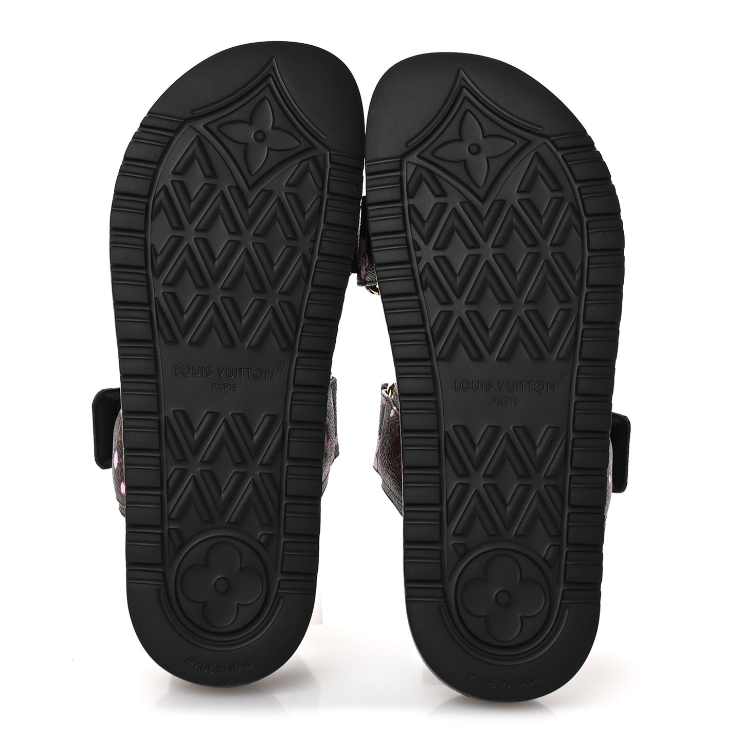 LV X TM Monogram LV Sunset Flat Comfort Mule 38.5 Sakura Brown